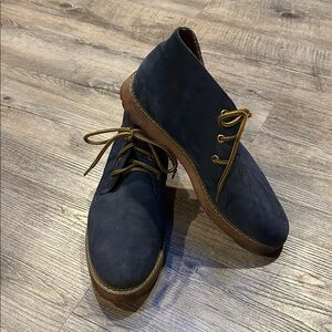 Esprit 80’s 90’s Y2K Ankle Boots Women’s Size 10 Blue Leather chukka Work Style